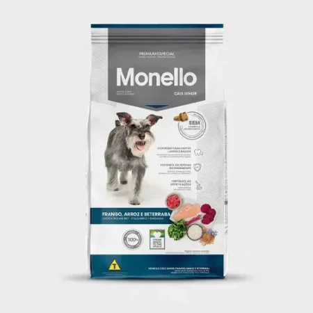 Monello Senior & Neutered Dog Dry Food – Chicken & Rice – 15 kg