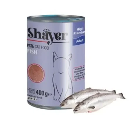 Shayer Canned Cat Food – Fish – 400 g