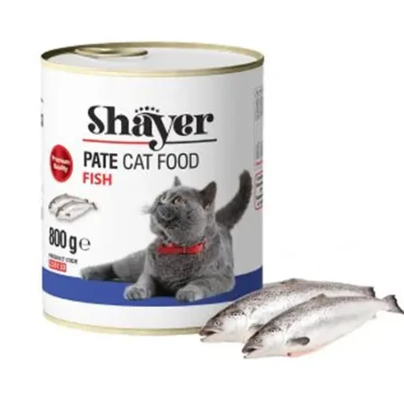 Shayer Canned Cat Food – Fish –800 g